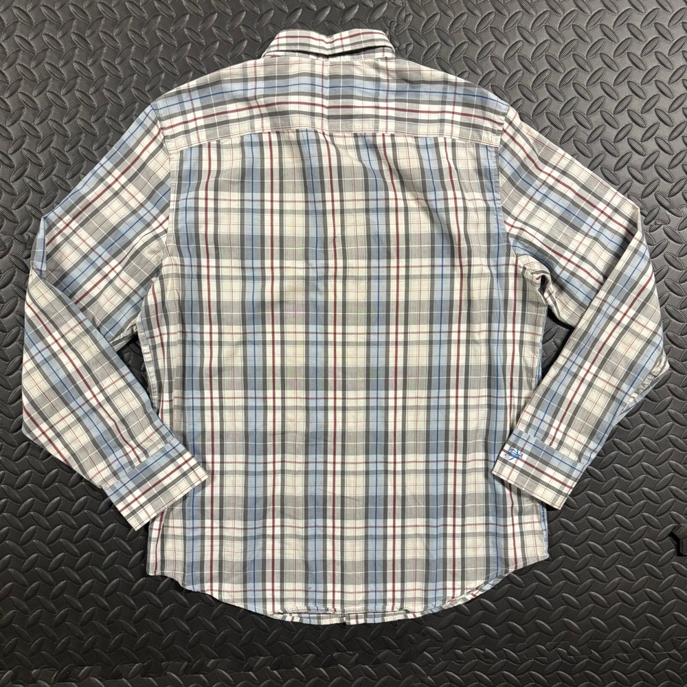 Original Penguin Plaid Button Down Shirt Men’s Classic Fit Long Sleeve - Picture 11 of 12